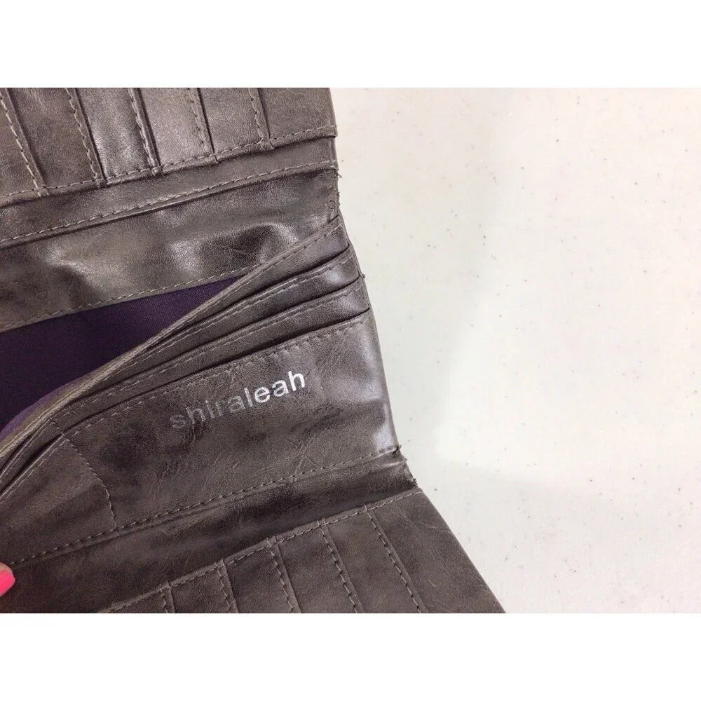 Shiraleah Gray Wallet Woven - Picture 2 of 7